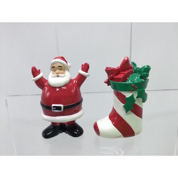 Christmas Holiday Mini Photo Holders Set of 2 - Picture 2 of 5